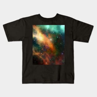 Colorful Nebula Kids T-Shirt